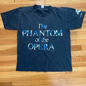 Phantom of the Opera Vintage 1986 Single Stitch Tour T-shirt Chicago XL